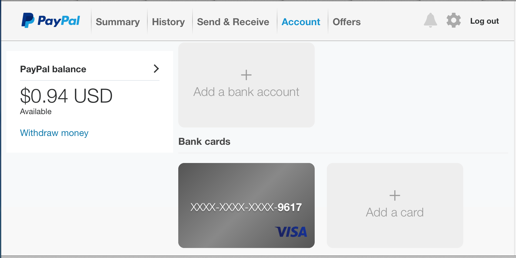 Как подтвердить карту Paypal на новом сайте